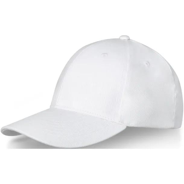 Davis 6 panel cap - Elevate Life White