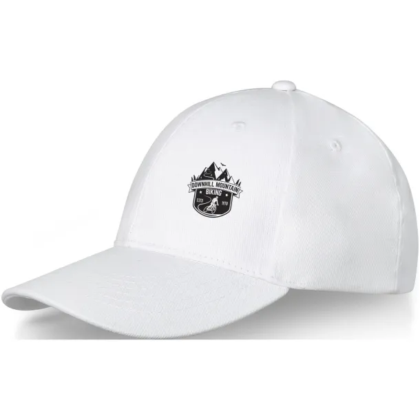 Davis 6 panel cap - Elevate Life White