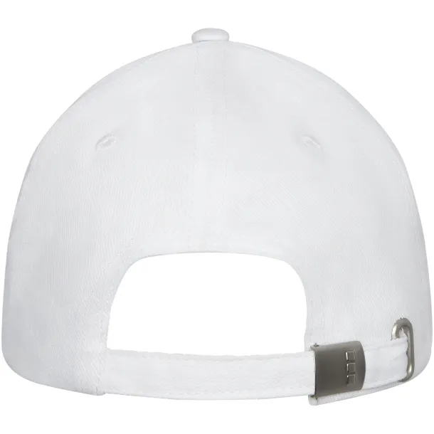 Davis 6 panel cap - Elevate Life White