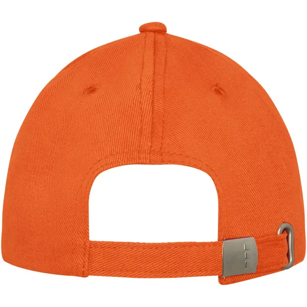 Davis 6 panel cap - Elevate Life Orange