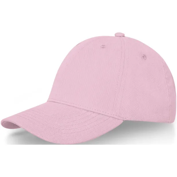 Davis 6 panel cap - Elevate Life Light pink