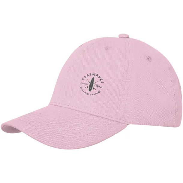 Davis 6 panel cap - Elevate Life Light pink