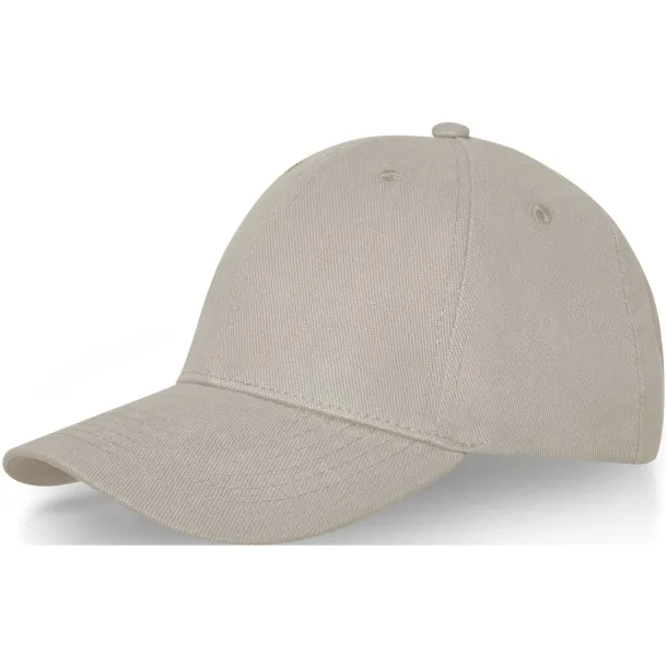 Davis 6 panel cap - Elevate Life Oatmeal