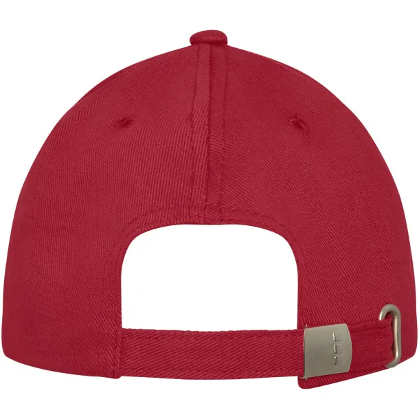 Davis 6 panel cap - Elevate Life Red