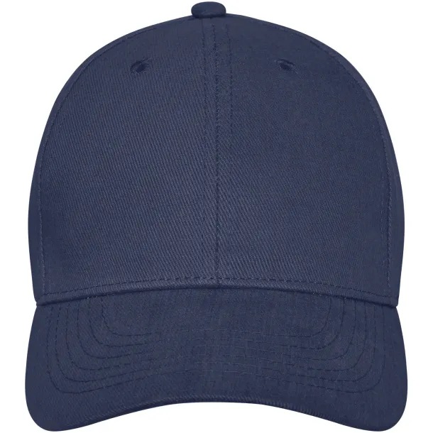 Davis 6 panel cap - Elevate Life Navy Blue