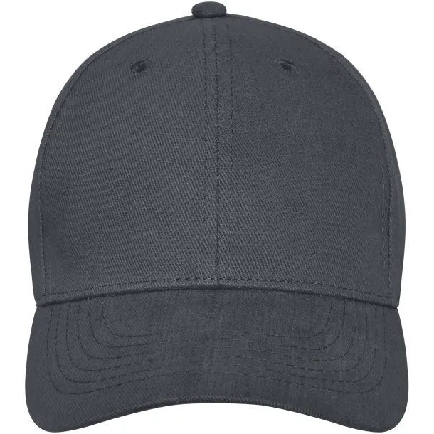 Davis 6 panel cap - Elevate Life Storm grey