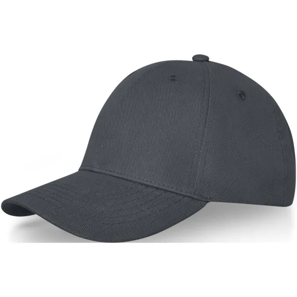 Davis 6 panel cap - Elevate Life Storm grey