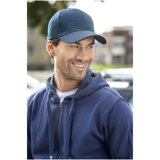 Davis 6 panel cap - Elevate Life Crna