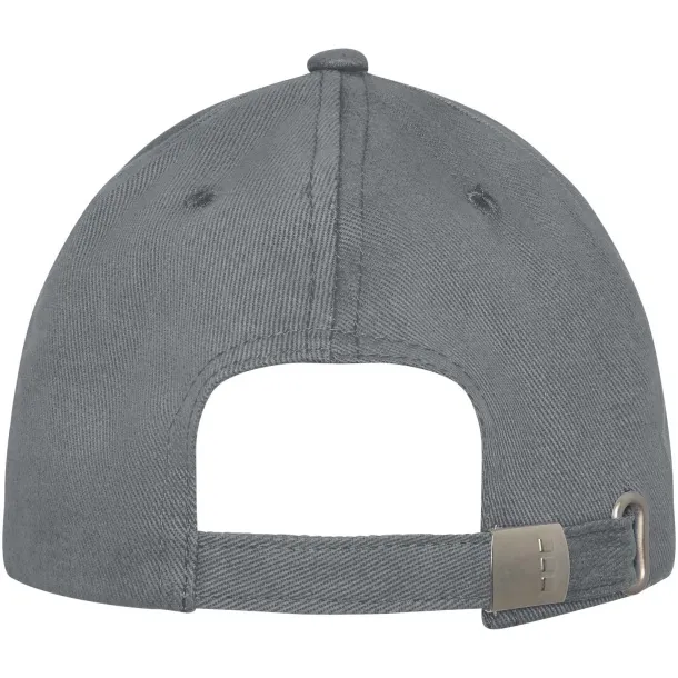 Davis 6 panel cap - Elevate Life Grey