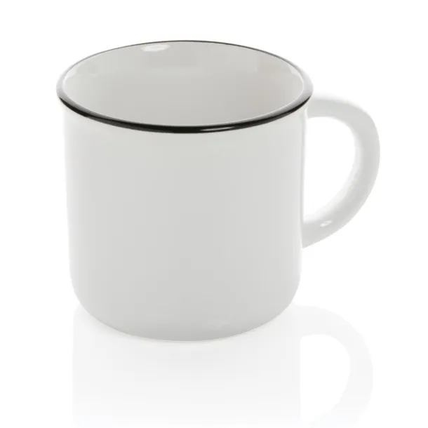  Vintage ceramic mug - XD Collection White White