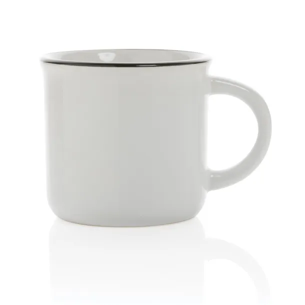  Vintage ceramic mug - XD Collection White White