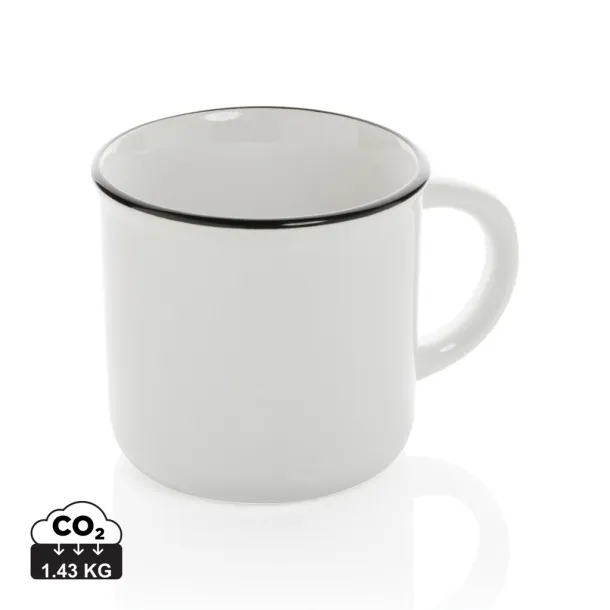  Vintage ceramic mug - XD Collection White White