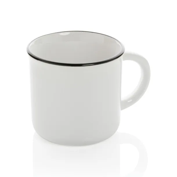  Vintage ceramic mug - XD Collection White White