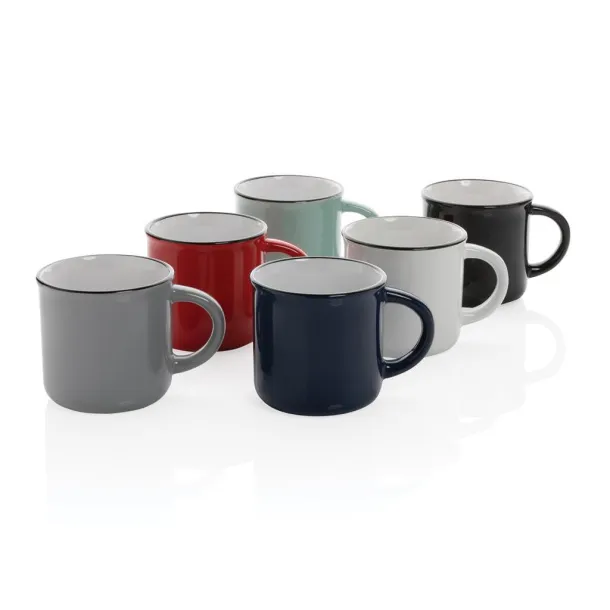  Vintage ceramic mug - XD Collection Black White