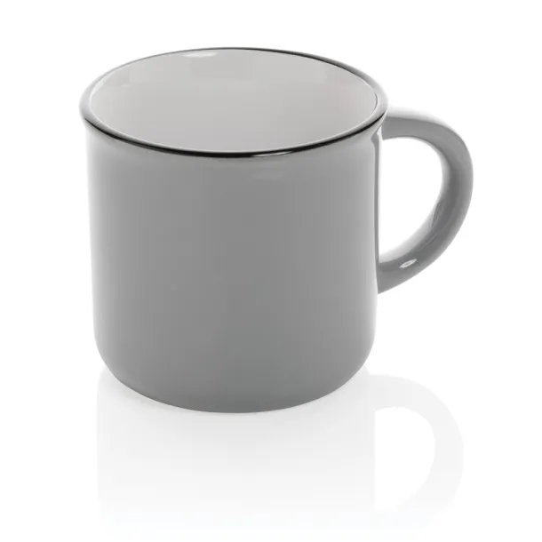  Vintage keramička šalica, 280 ml - XD Collection Siva