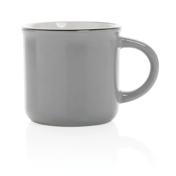  Vintage keramička šalica, 280 ml - XD Collection Siva