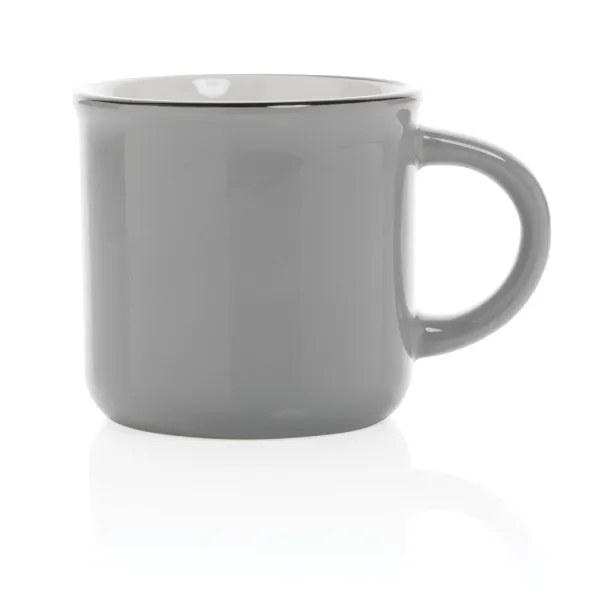  Vintage keramička šalica, 280 ml - XD Collection Siva