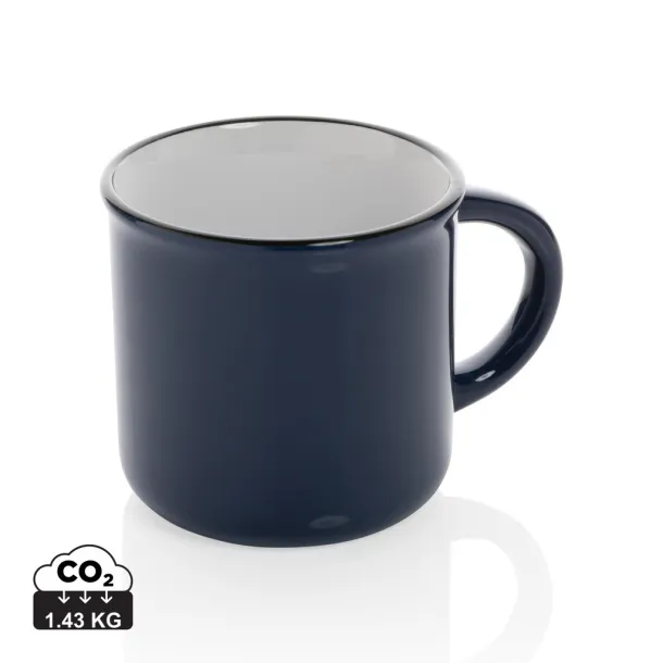  Vintage ceramic mug - XD Collection Navy 