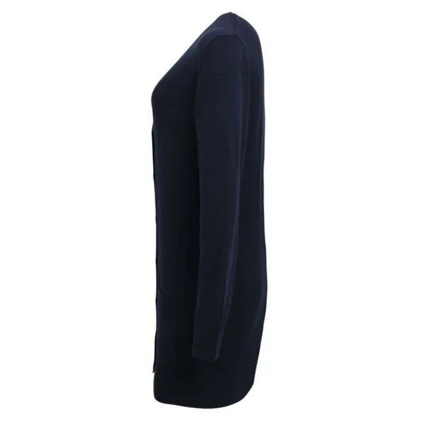  WOMEN'S LONG LENGTH KNITTED CARDIGAN - Premier Navy