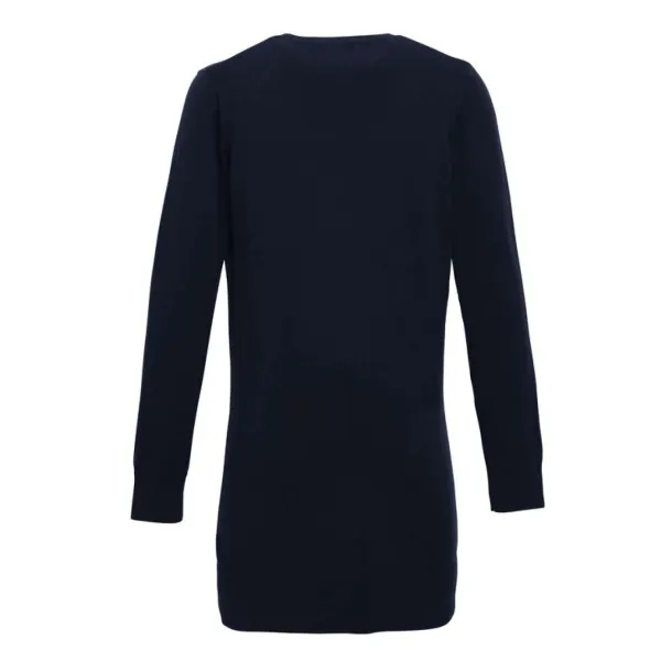  WOMEN'S LONG LENGTH KNITTED CARDIGAN - Premier Navy