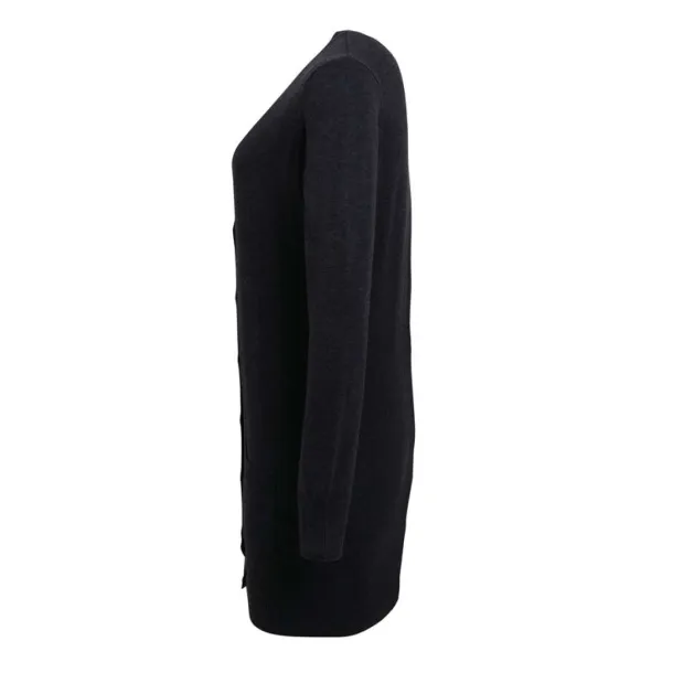  WOMEN'S LONG LENGTH KNITTED CARDIGAN - Premier Titanium