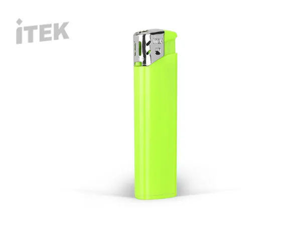 FLAME electronic plastic lighter - ITEK Neon zelena