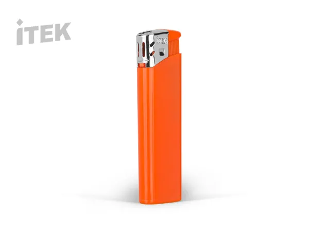 FLAME electronic plastic lighter - ITEK Neon orange