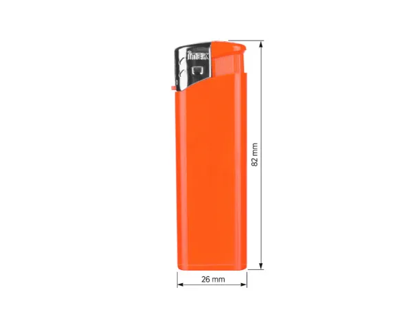 FLAME electronic plastic lighter - ITEK Neon orange