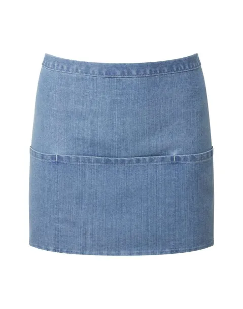  'COLOURS COLLECTION’ THREE POCKET APRON - Premier Blue Denim