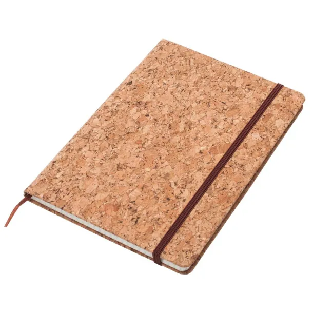 ROBLEDO notebook with squared pages 145x210 / 160 pages Brown