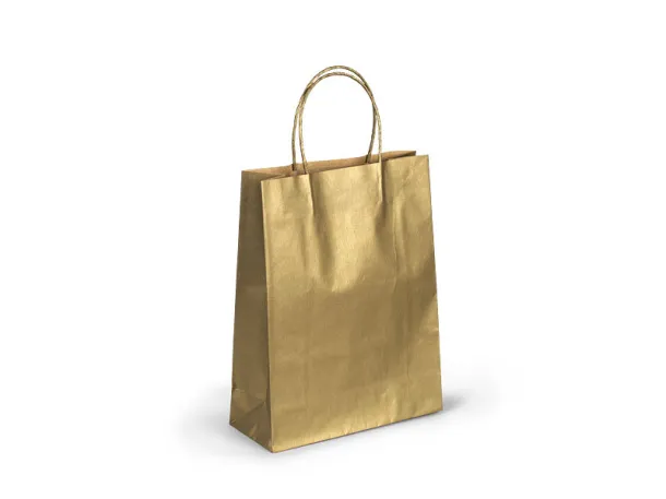 LOLA MIDI paper bag - BRUNO Golden