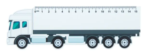 Trucker 15 15 cm ruler, truck White