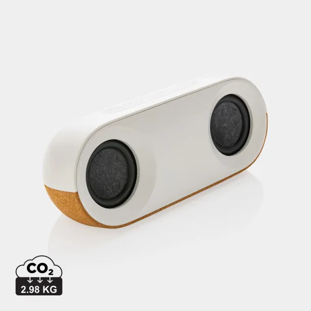  Oregon RCS recycled plastic and cork 10W speaker - XD Xclusive Brown 