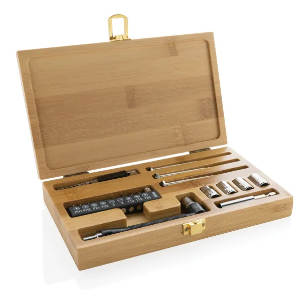  Carvine 21 pcs bamboo tool set - XD Collection Brown 