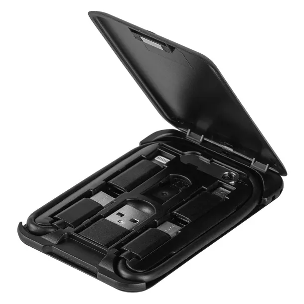 STORE Plastic box with adapters - PIXO Black