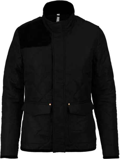  LADIES’ QUILTED JACKET - Kariban Black Black