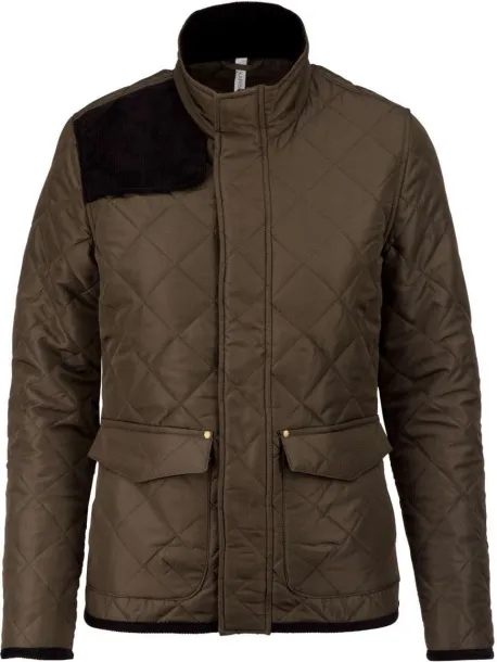  LADIES’ QUILTED JACKET - Kariban Mossy Green Black