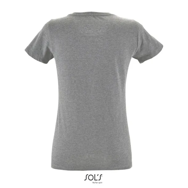 REGENT FIT WOMEN TSHIRT-150g Grey Melange