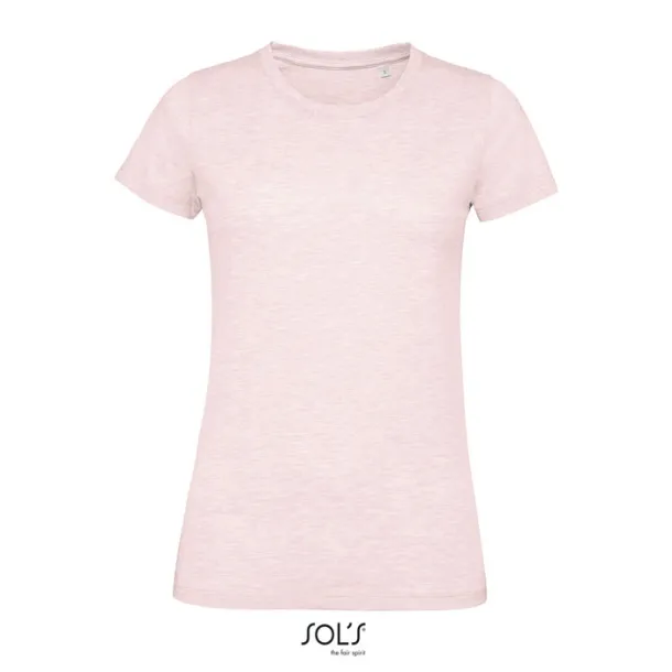 REGENT FIT WOMEN TSHIRT-150g heather pink