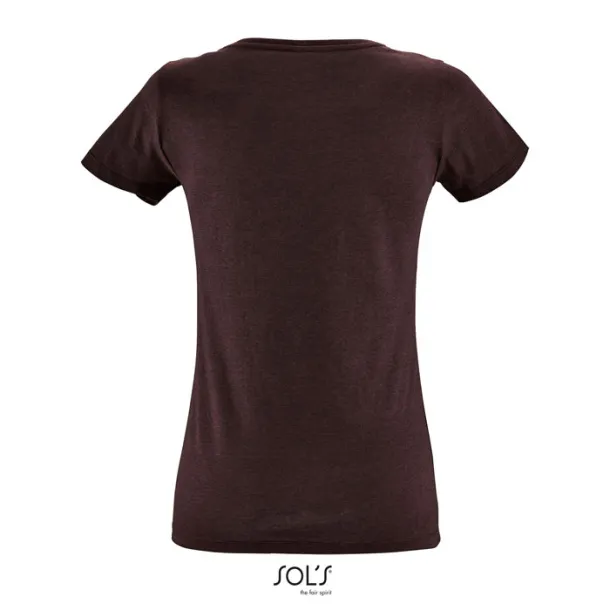 REGENT FIT WOMEN TSHIRT-150g Heather Oxblood