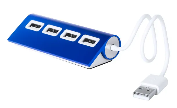 Wudge USB hub Plava Bijela