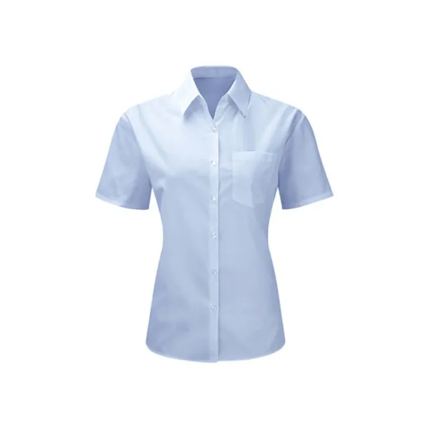 BUSINESS ssL WOMEN women’s short sleeves shirt - EXPLODE Light blue