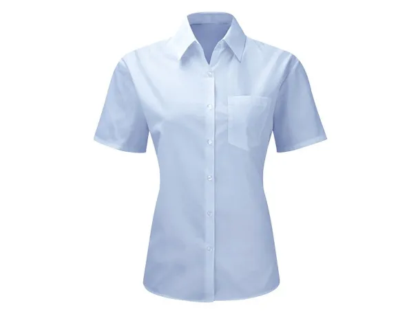 BUSINESS ssL WOMEN women’s short sleeves shirt - EXPLODE Light blue