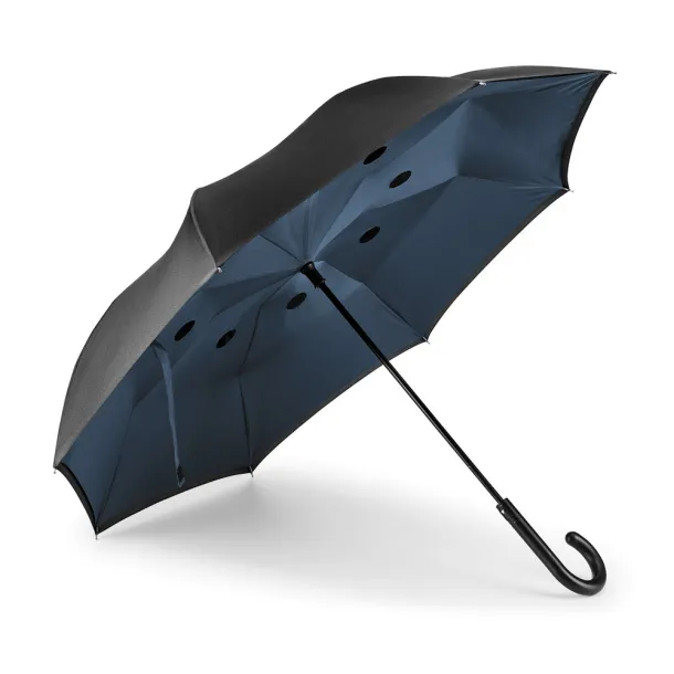 ANGELA Reversible umbrella Blue