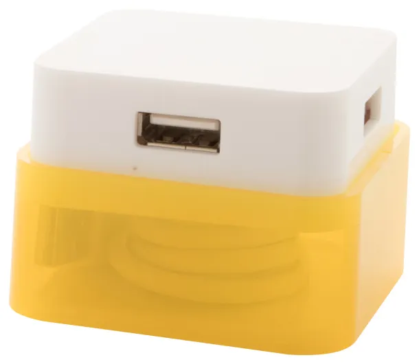 Dix USB hub Yellow White