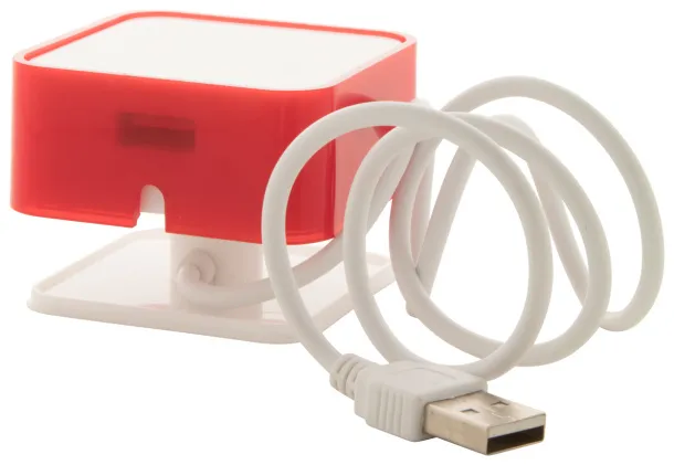 Dix USB hub Red White