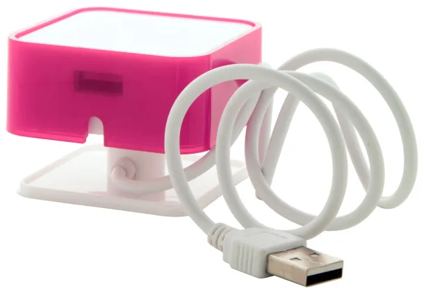 Dix USB hub Pink White