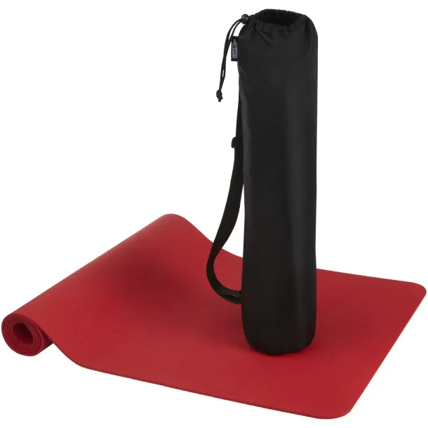 Virabha recycled TPE yoga mat Red