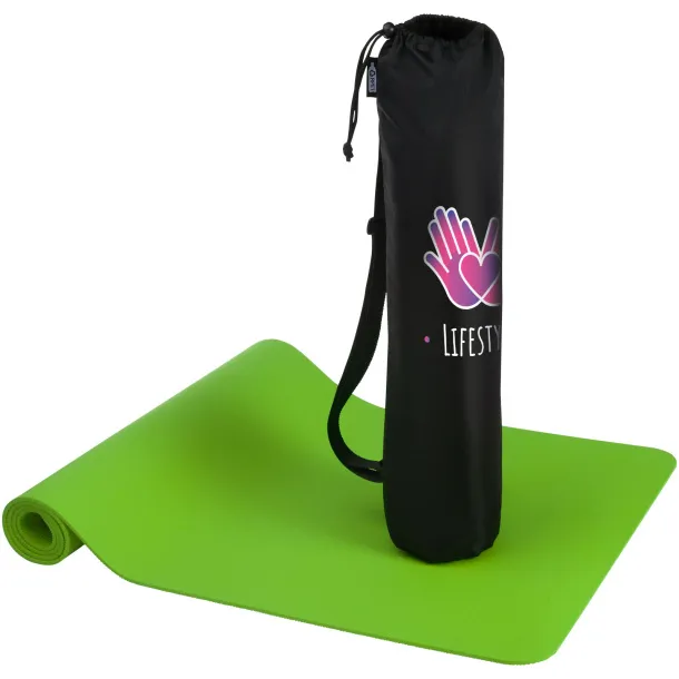 Virabha recycled TPE yoga mat Green