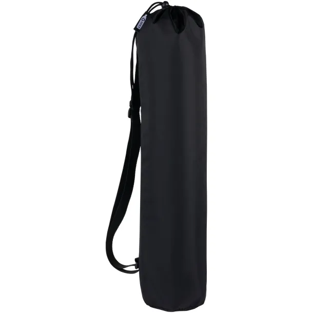 Virabha recycled TPE yoga mat Solid black